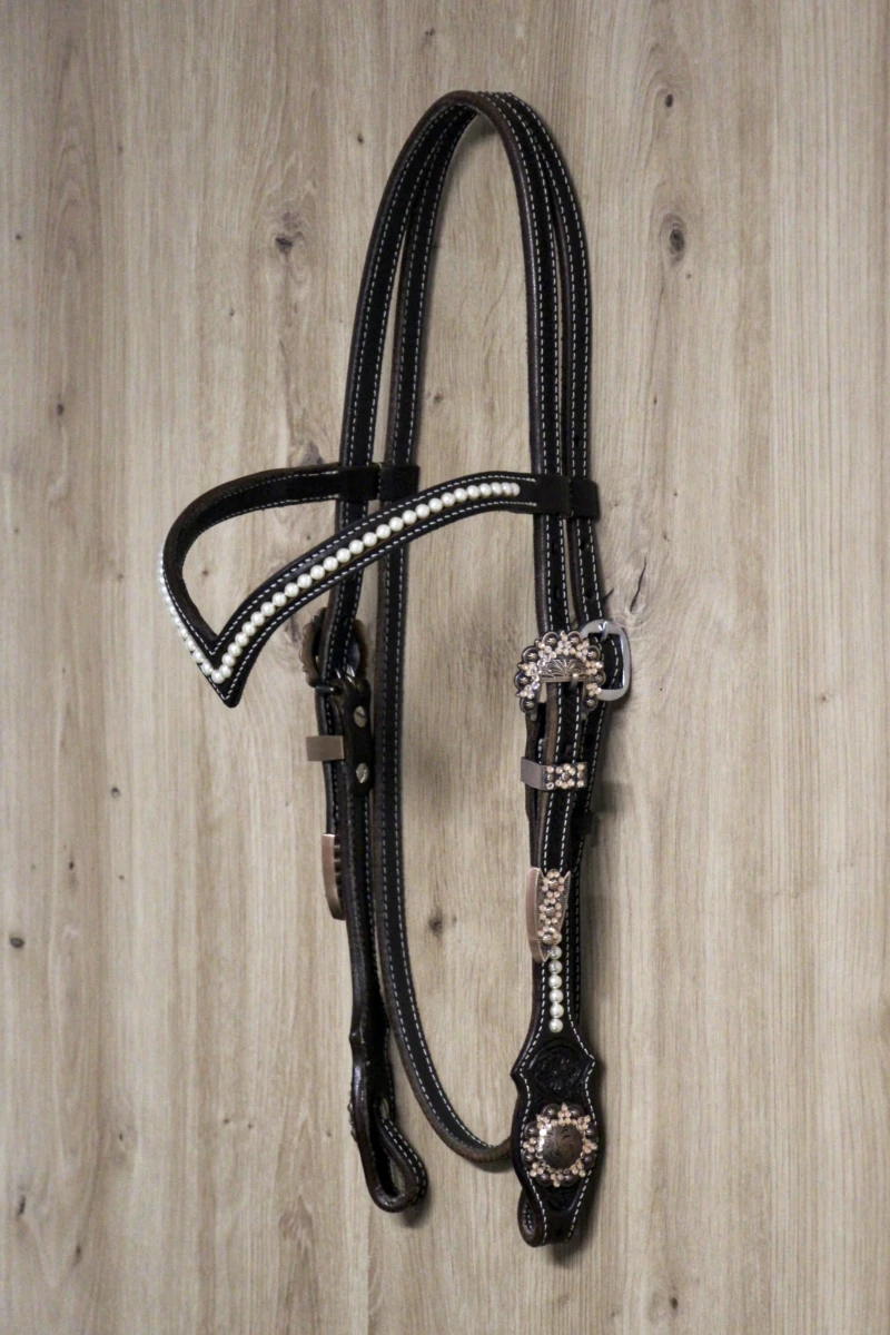 Custom made crystal browband (CS002)