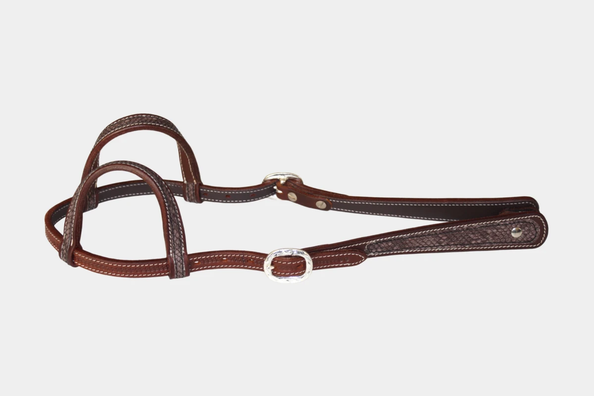 Cattlemans, GVR - Zweiohr small round teardrop Snake Collection, Westerntrense, Quarter Horse, dark chestnut Cattlemans, GVR - Zweiohr small round teardrop Snake Collection, Westerntrense, Quarter Horse, dark chestnut