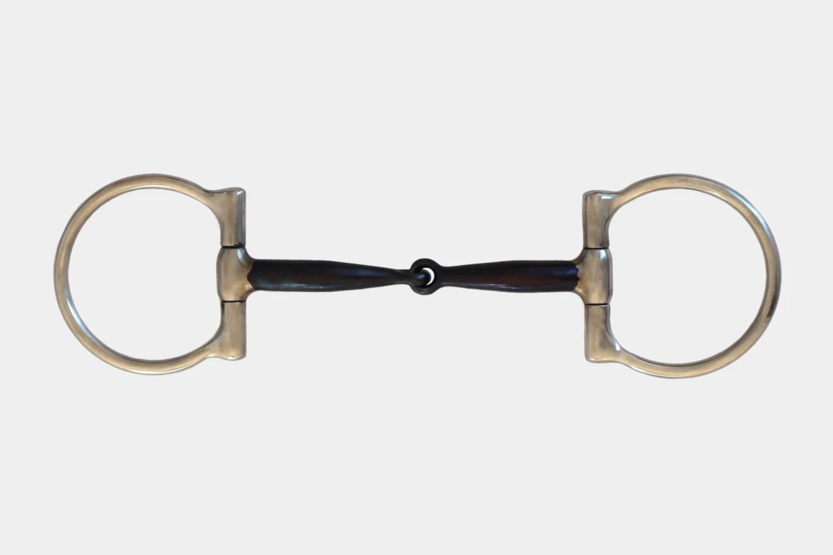 Pro Stuff - D-Ring Snaffle Bit blue anatomisch ohne Kupfereinlagen, Gebiss, without copper, ohne Kupfer, Edelstahl, stainless steel Pro Stuff - D-Ring Snaffle Bit blue anatomisch ohne Kupfereinlagen, Gebiss, without copper, ohne Kupfer, Edelstahl, stainless steel
