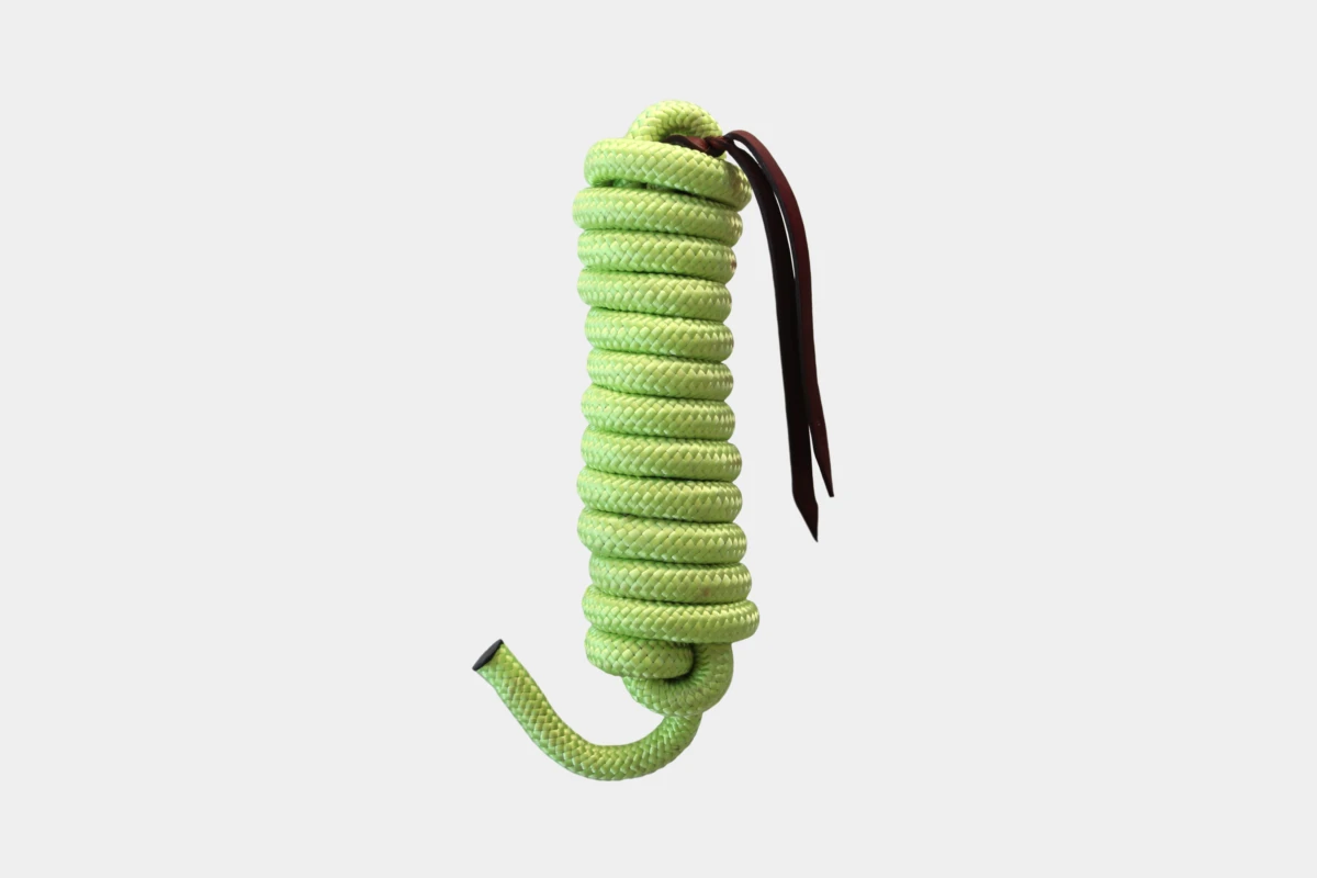 Cattlemans, GVR - Fuehrstrick ohne Karabinerhaken, Rope, Nylon, lime, gruen