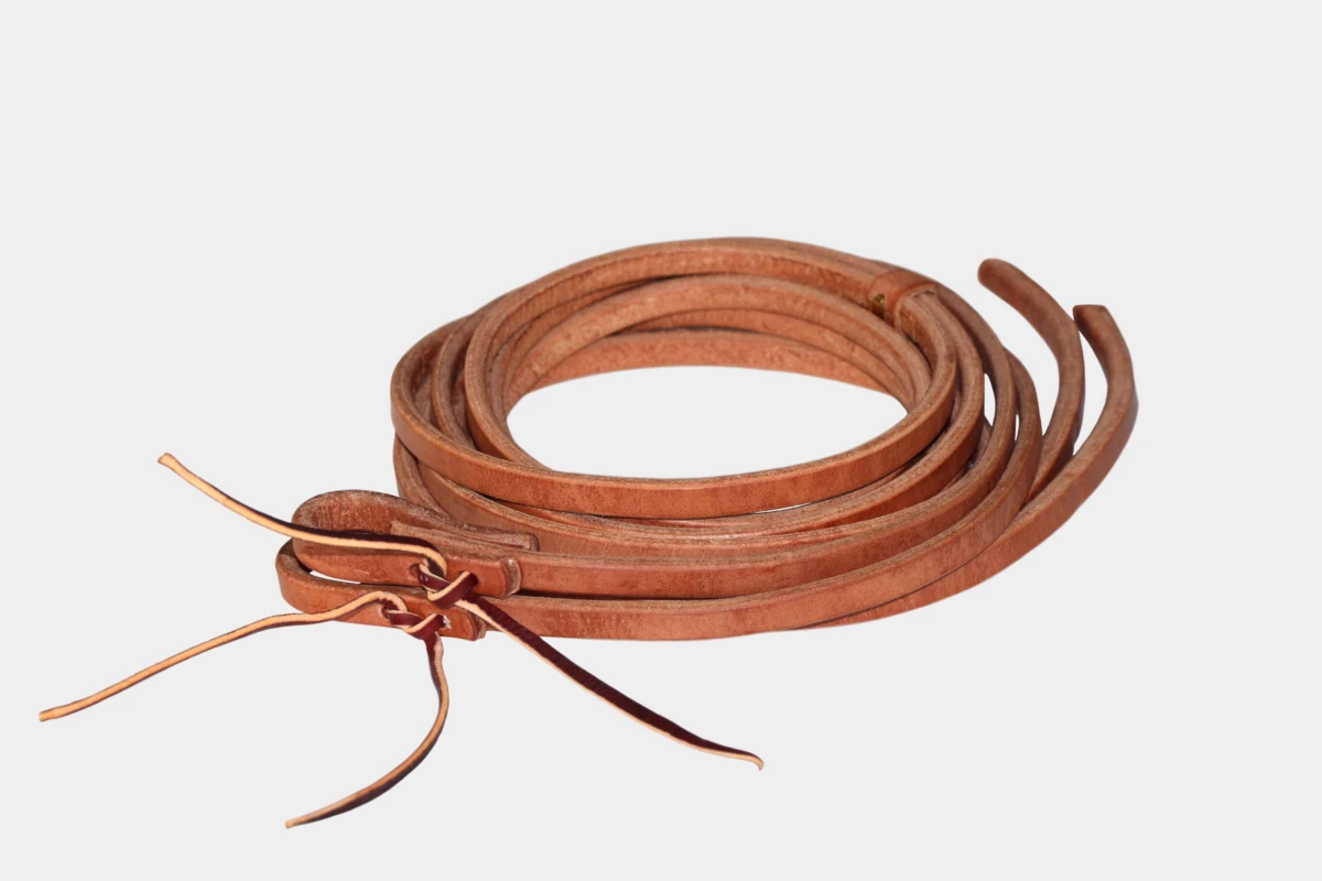 WEAVER - Zügel, schmal, Harnessleder, Single Ply, reins, slim, harness leather, light, hell WEAVER - Zügel, schmal, Harnessleder, Single Ply, reins, slim, harness leather, light, hell