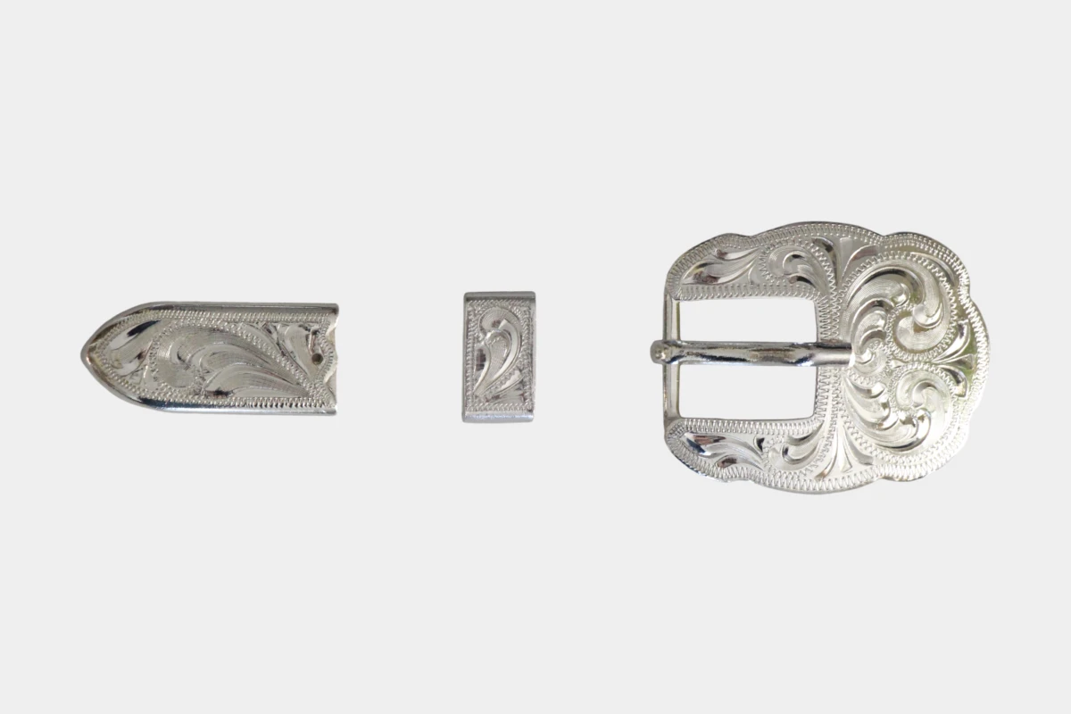 Hansen silver buckle set Tonopah, Silber Hansen silver buckle set Tonopah, Silber