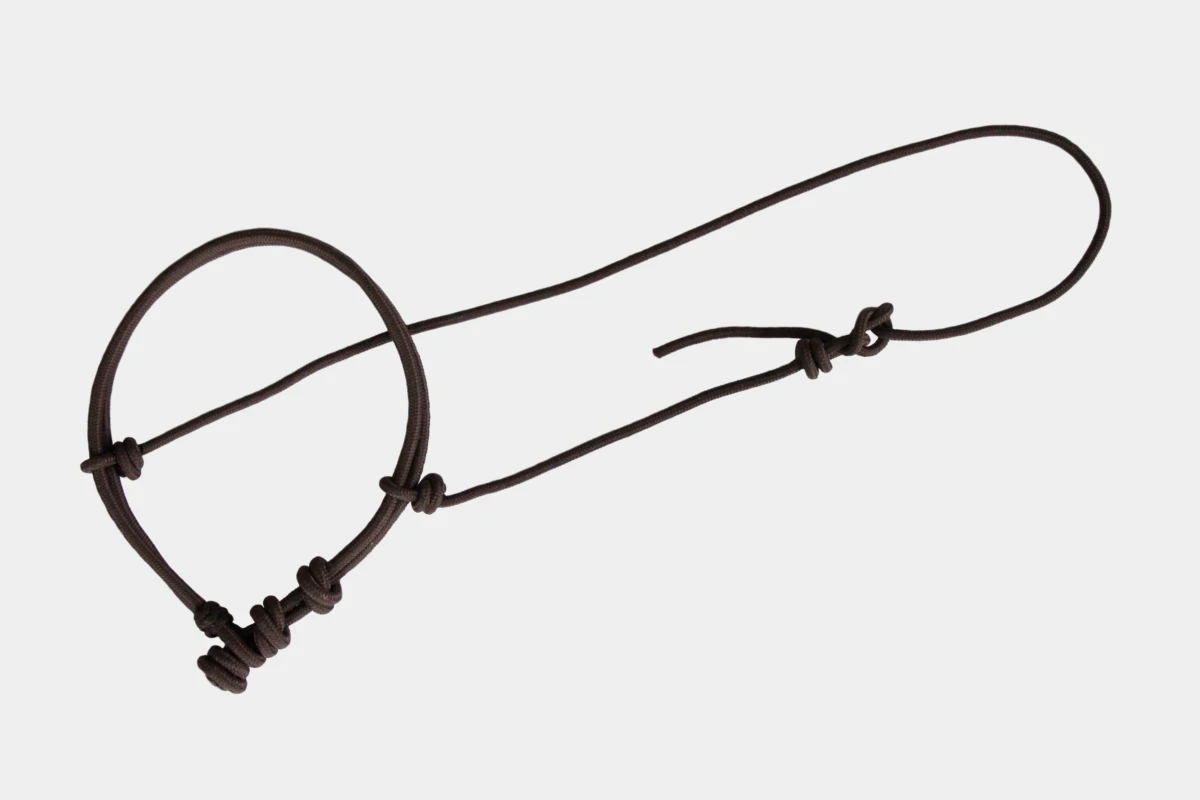 Cattlemans, GVR - Mouthcloser, Noseband Rope, Mouth Shutter, Nasenriemen, Nylon, chocolate, brown, braun Cattlemans, GVR - Mouthcloser, Noseband Rope, Mouth Shutter, Nasenriemen, Nylon, chocolate, brown, braun