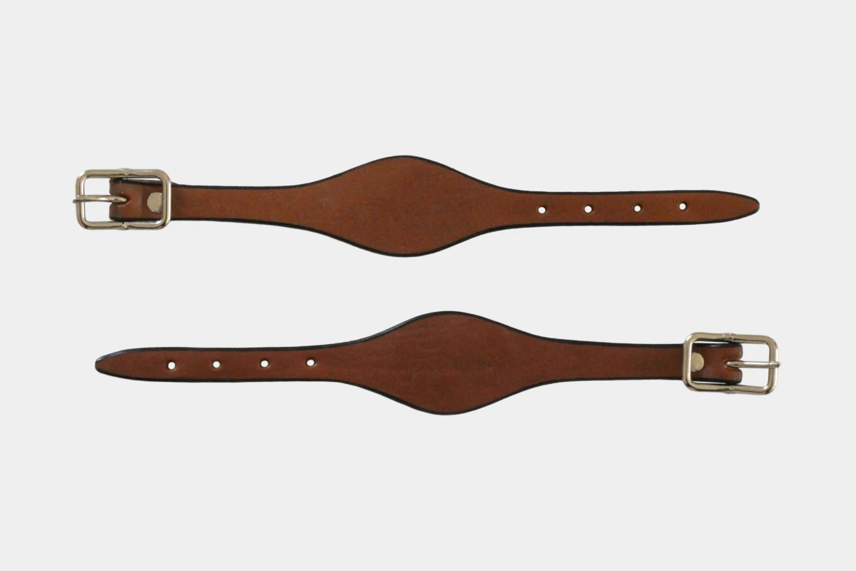 Fenderriemen - Hobble Straps aus Leder, hochwertiges Leder, leather fender straps, leather hobble straps, mittel, middle