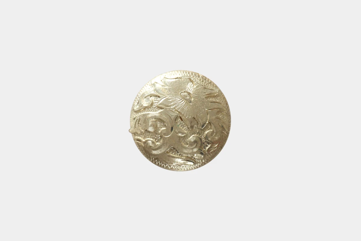 Cattlemans, GVR - Concho silver Tioga, Silber Cattlemans, GVR - Concho silver Tioga, Silber