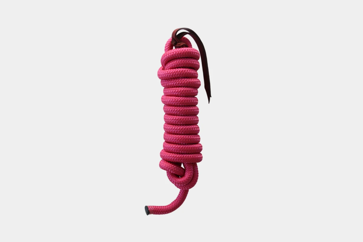Cattlemans, GVR - Fuehrstrick ohne Karabinerhaken, Rope, Nylon, pink