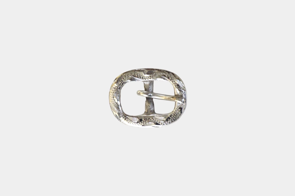 Cattlemans, GVR - Buckle silver standard round, Schnalle, Silber Cattlemans, GVR - Buckle silver standard round, Schnalle, Silber