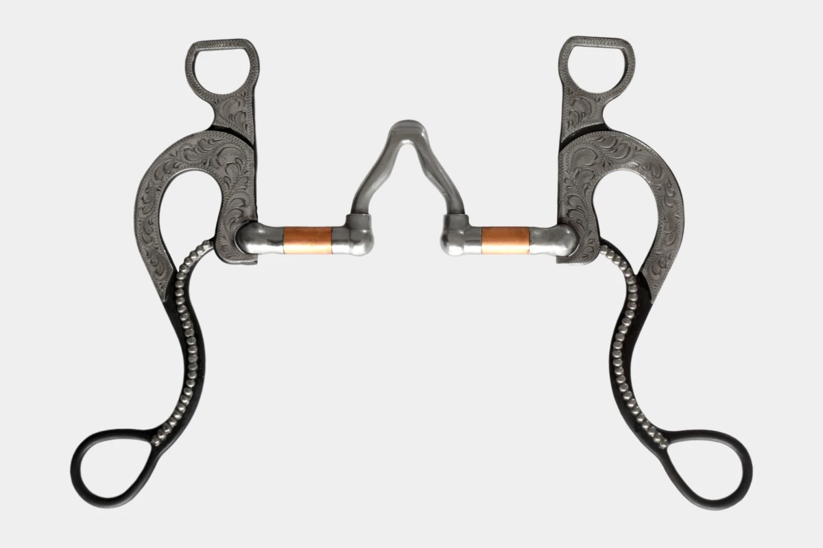 Checkering Bit Correction bit cathedral brown steel silver dots, long shanks