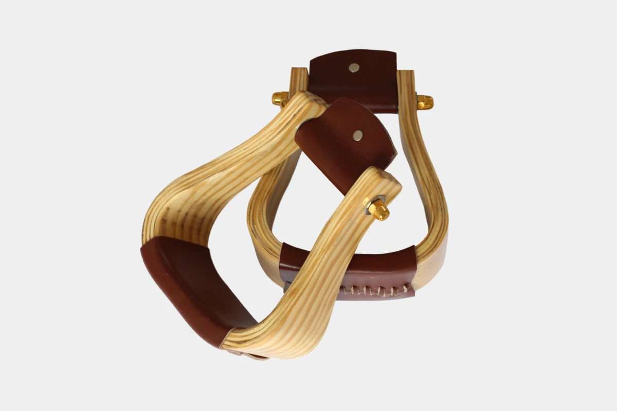 Pro Stuff - Steigbuegel aus Eschenholz, lackiert, stirrups, ash wood, varnished Pro Stuff - Steigbuegel aus Eschenholz, lackiert, stirrups, ash wood, varnished