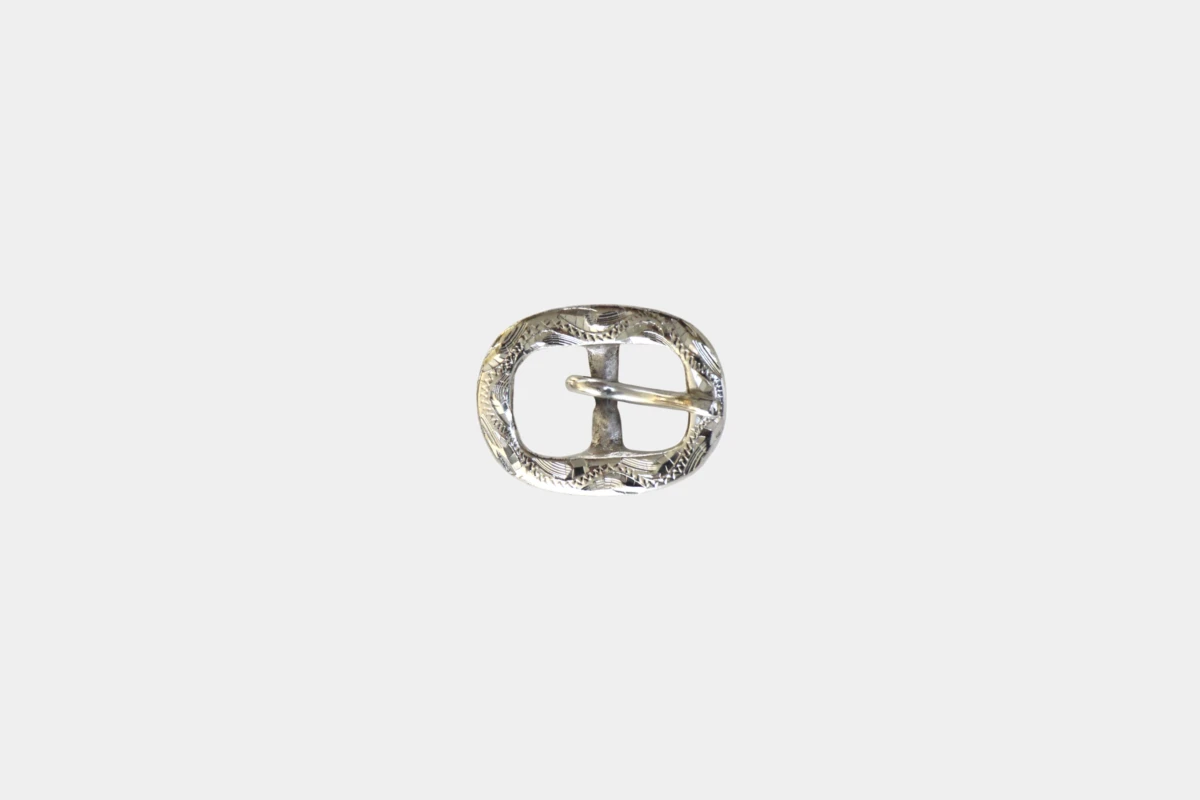 Cattlemans, GVR - Buckle silver standard round, Kehlriemen, throat, Schnalle, Silber Cattlemans, GVR - Buckle silver standard round, Kehlriemen, throat, Schnalle, Silber