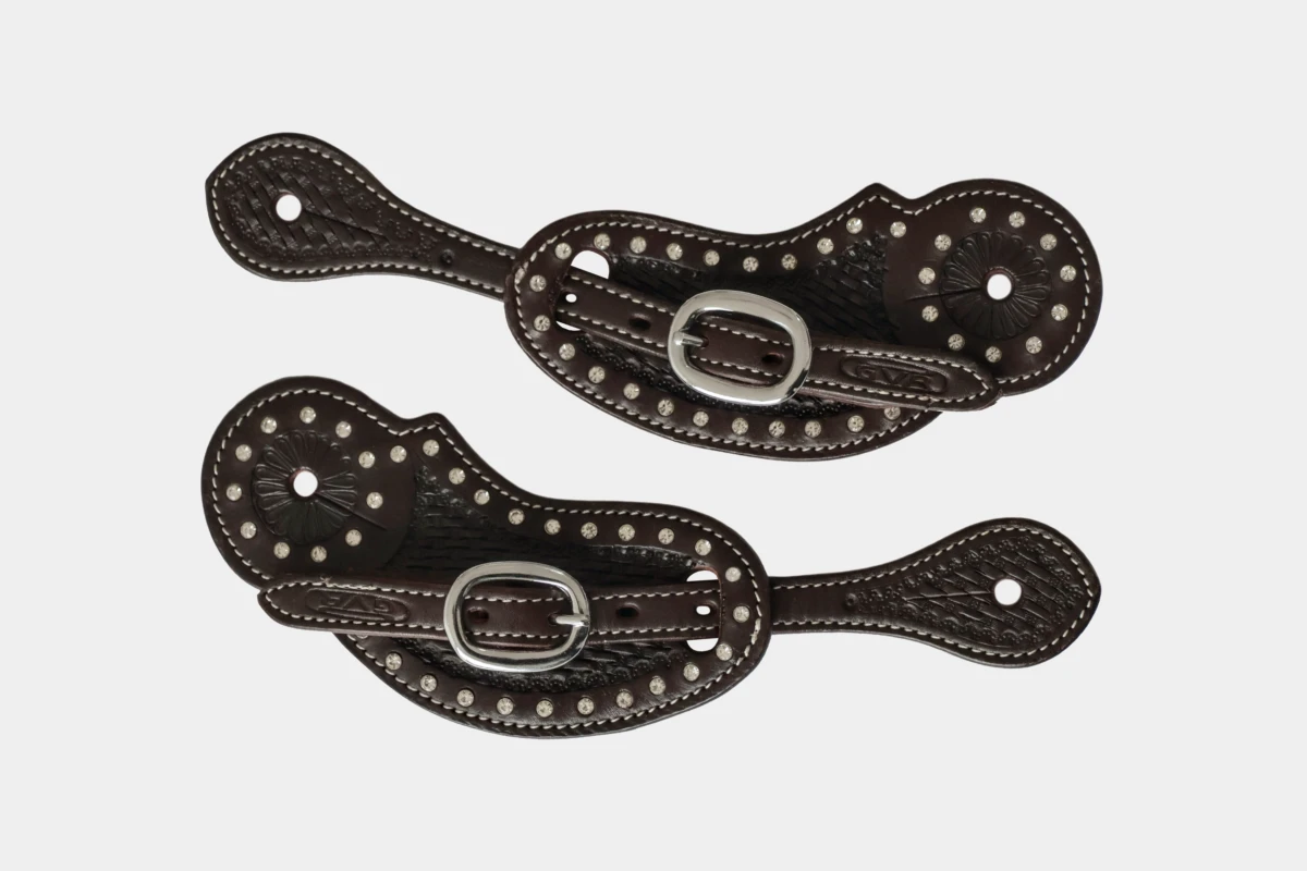 Sporenriemen crystal white round basket tooling