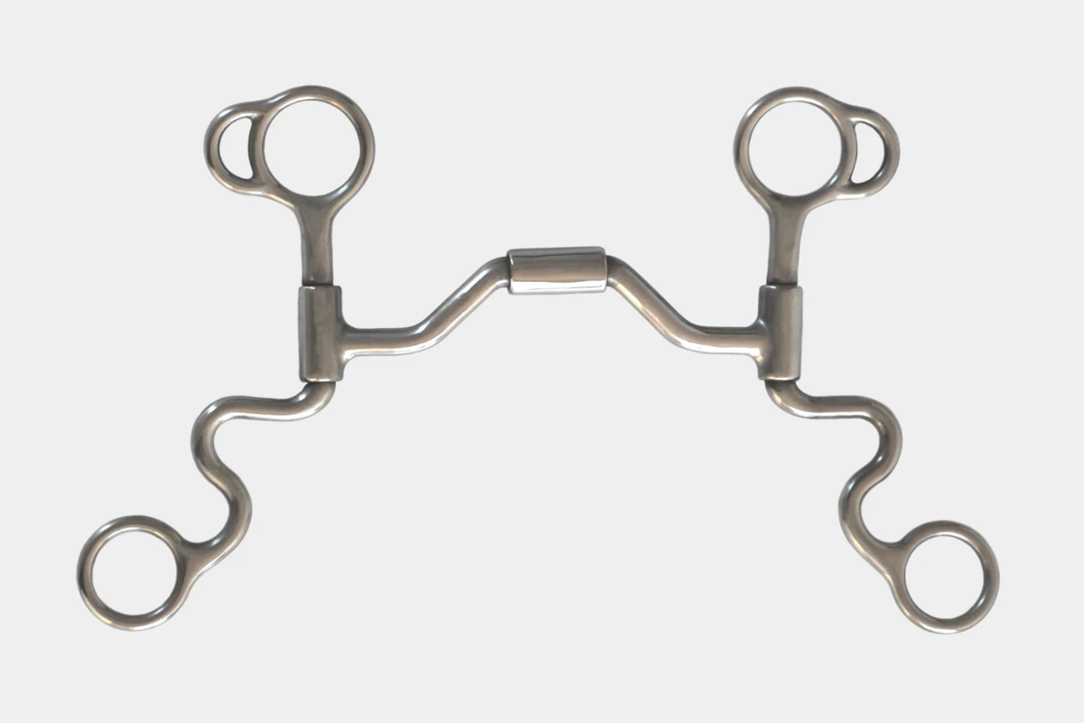 Hinged Billy Allen Bit, short s-shanks, stainless steel, ohne Kupfer, without copper, Edelstahl