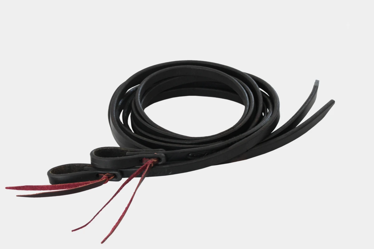 Cattlemans, GVR - Zuegel schmal Sadesa Leder, reins, slim, leather, black, schwarz Cattlemans, GVR - Zuegel schmal Sadesa Leder, reins, slim, leather, black, schwarz