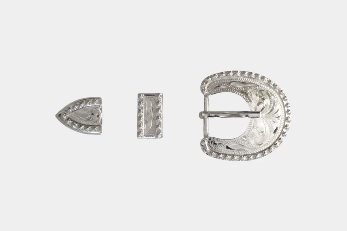 Hansen silver buckle set Yuma Berry, Silber Hansen silver buckle set Yuma Berry, Silber