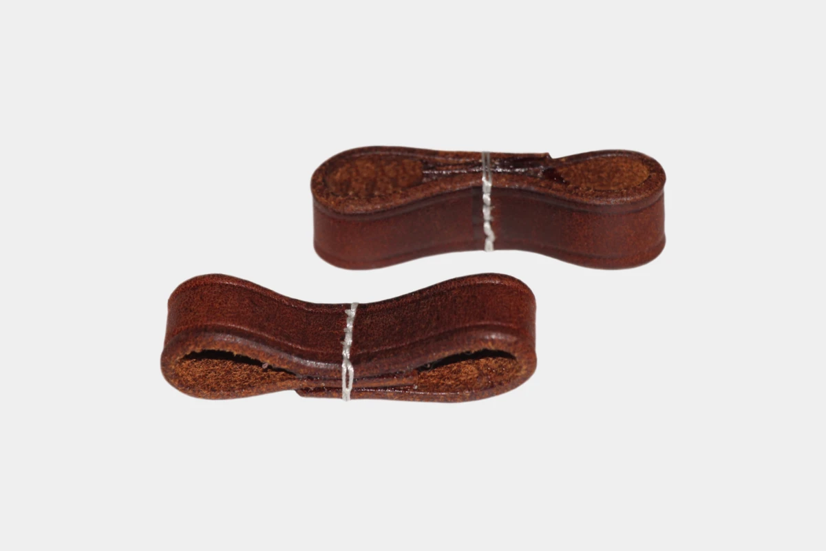 Cattlemans, GVR - Kehlriemen Adapter aus Leder, throat strap, leather, dark chestnut Cattlemans, GVR - Kehlriemen Adapter aus Leder, throat strap, leather, dark chestnut