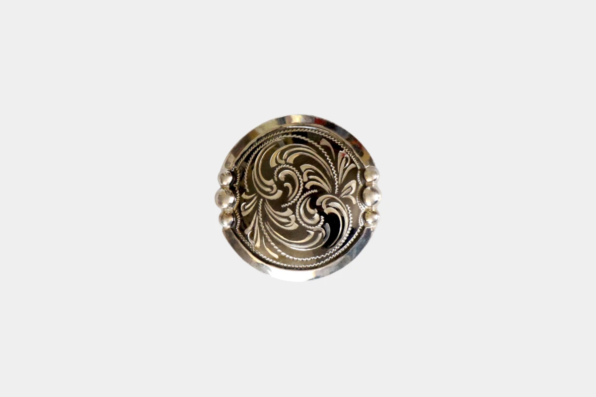 Hansen silver concho Elko Bubble, Silber Hansen silver concho Elko Bubble, Silber