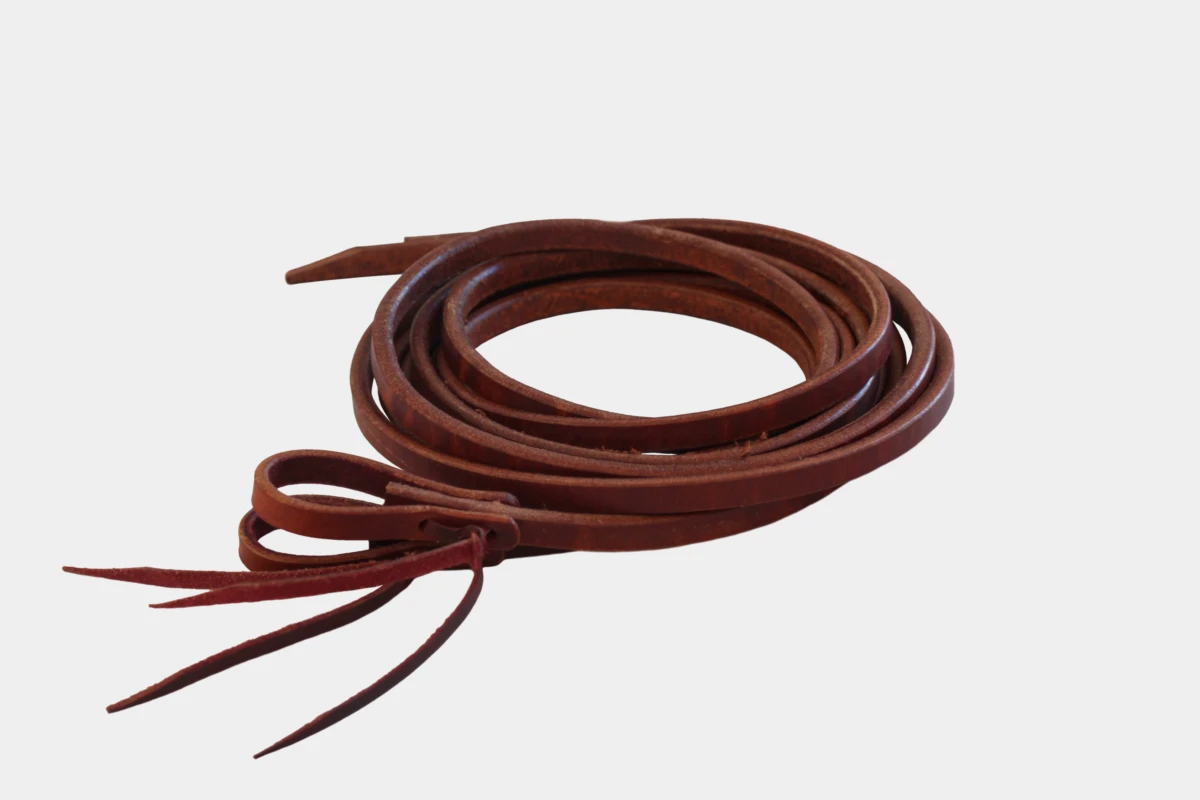 Cattlemans, GVR - Zuegel sehr schmal Harnessleder, reins, ultra slim, harness leather, dunkel, dark Cattlemans, GVR - Zuegel sehr schmal Harnessleder, reins, ultra slim, harness leather, dunkel, dark
