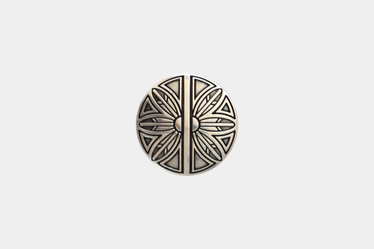 Concho Shield, Schild, steel, Stahl Concho Shield, Schild, steel, Stahl