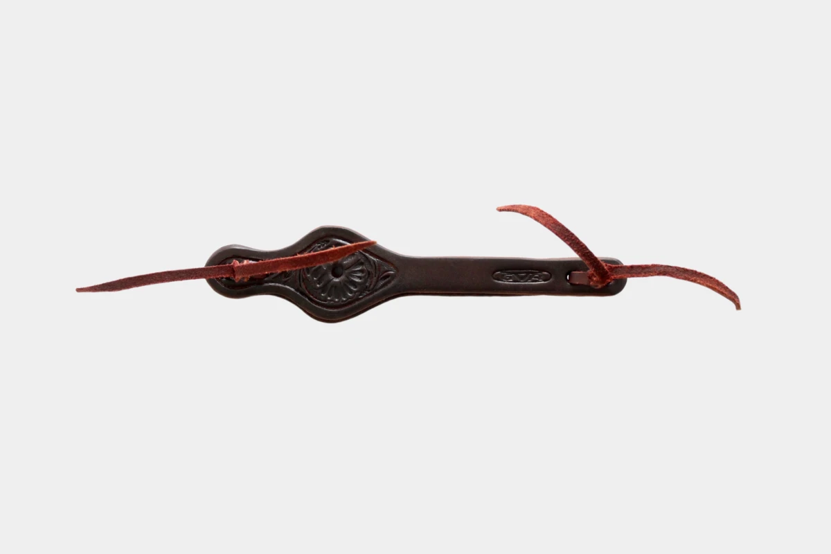 Cattlemans, GVR - Rein straps with straight backside flower tooling, Leder, leather, brown Cattlemans, GVR - Rein straps with straight backside flower tooling, Leder, leather, brown