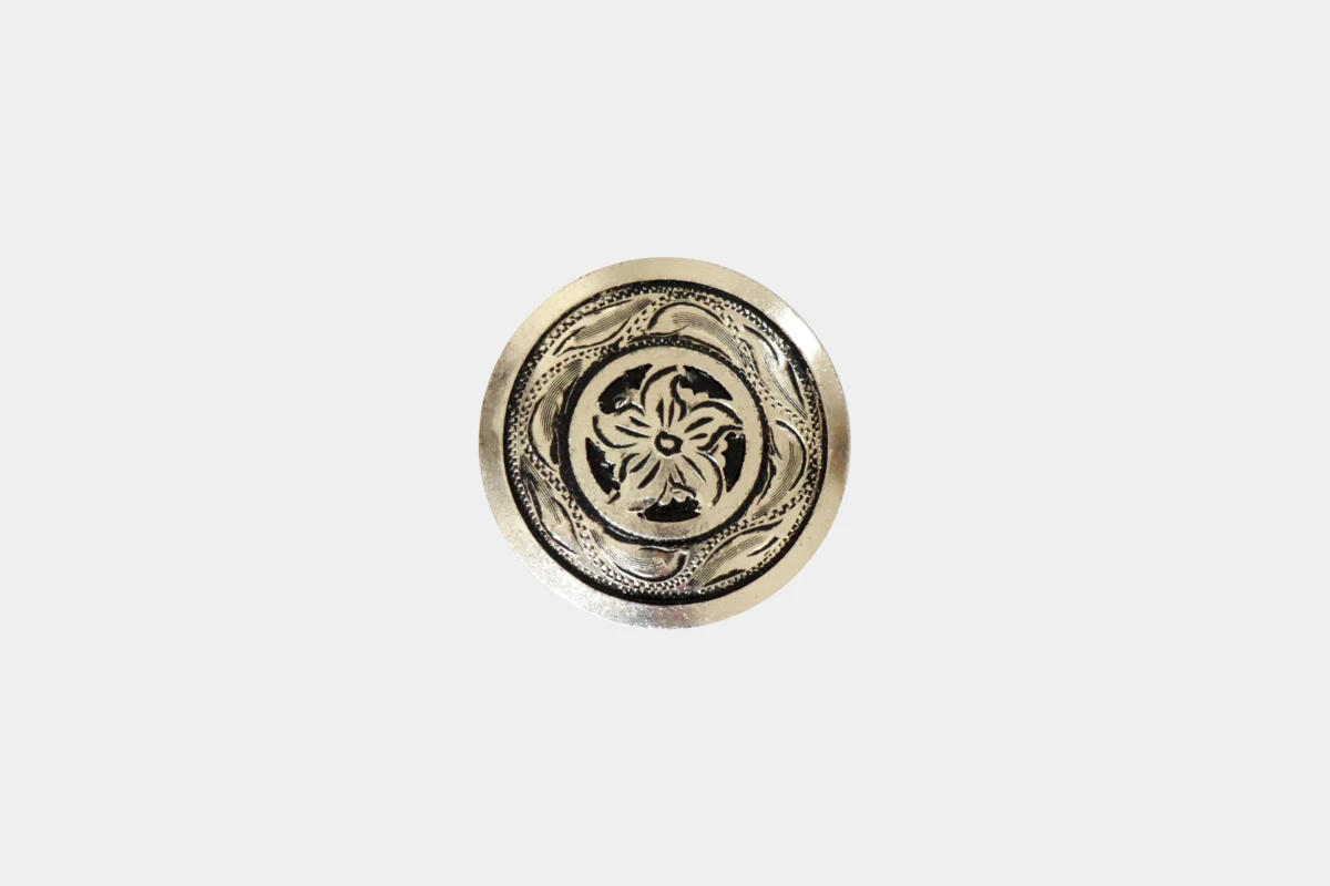 Cattlemans, GVR - Concho silver Portland, Silber Cattlemans, GVR - Concho silver Portland, Silber