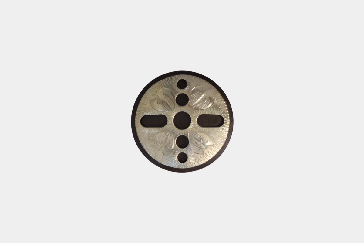 Cattlemans, GVR - Brown steel concho dot, braun, Stahl Cattlemans, GVR - Brown steel concho dot, braun, Stahl