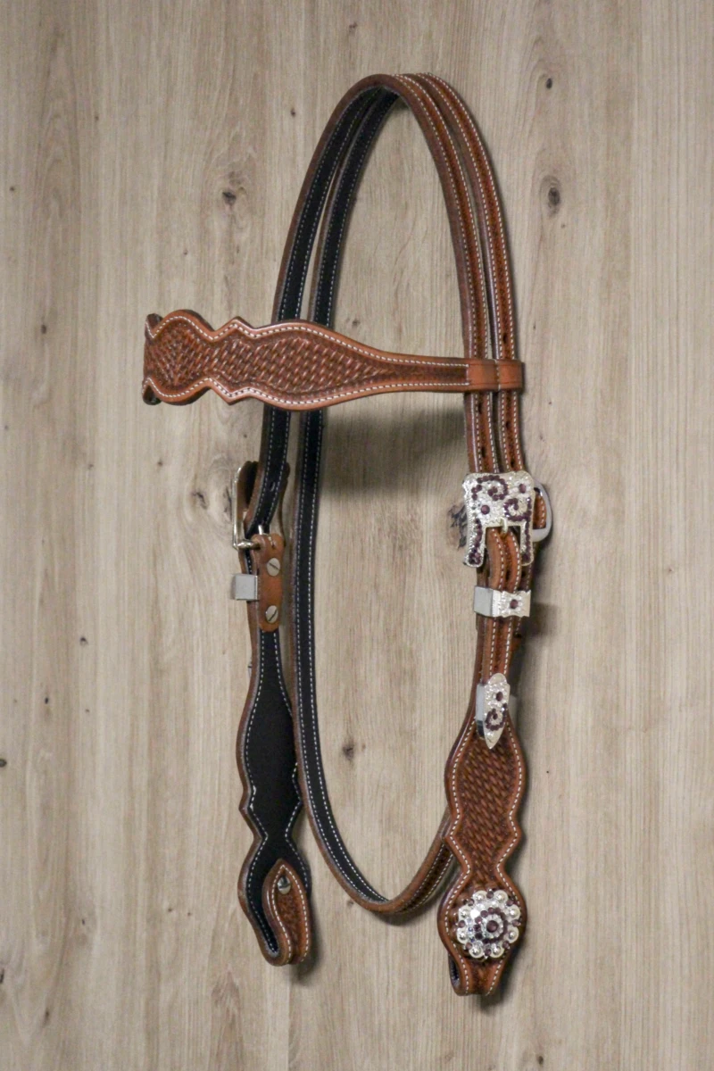 Custom made crystal browband (CS010)