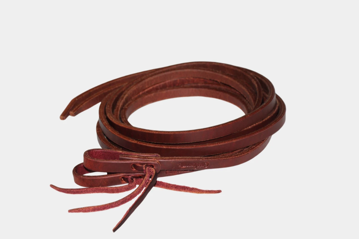 Cattlemans, GVR - Zügel schmal Harnessleder, reins, slim, harness leather, dunkel, dark Cattlemans, GVR - Zügel schmal Harnessleder, reins, slim, harness leather, dunkel, dark