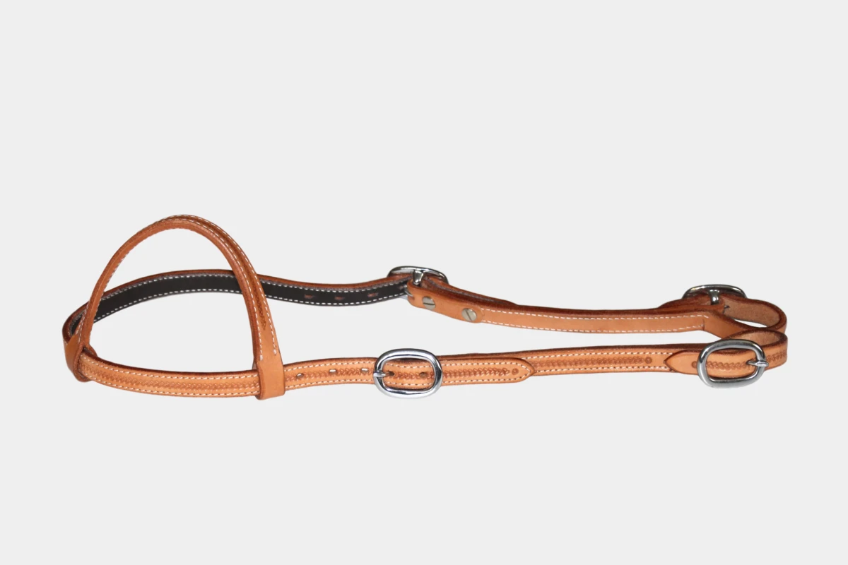 Cattlemans, GVR - Einohr buckle end grain tooling, Westerntrense, Quarter Horse, one ear, russet Cattlemans, GVR - Einohr buckle end grain tooling, Westerntrense, Quarter Horse, one ear, russet