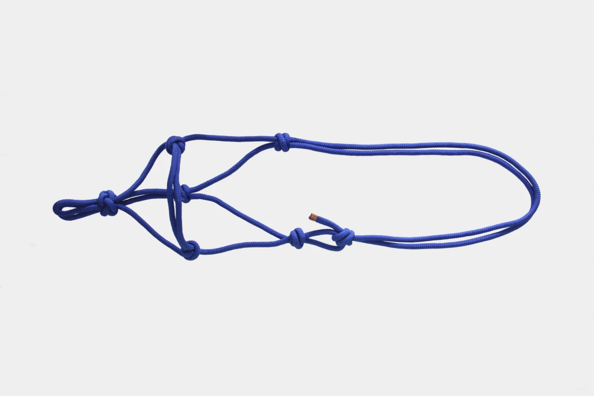 Cattlemans, GVR - Knotenhalfter, Rope, Nylon, royal blue, blau