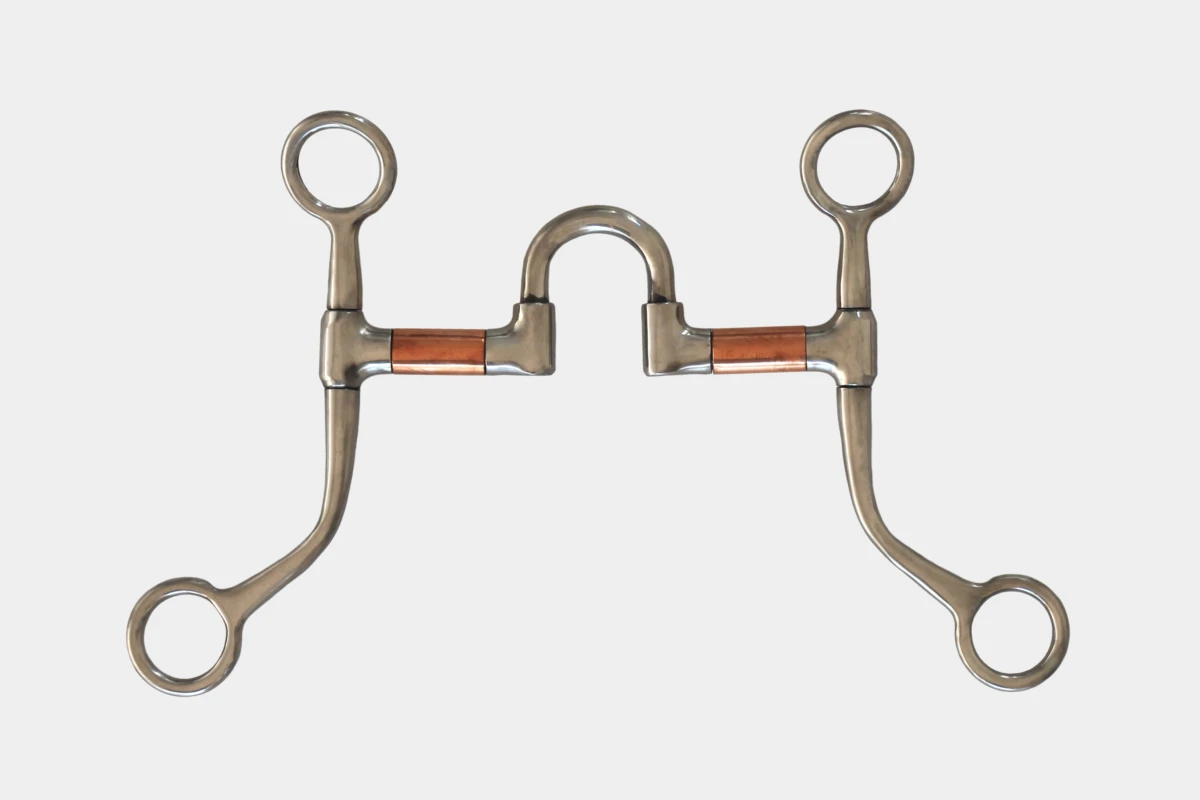 Pro Stuff - Correction Bit pro-roller, medium shanks, Gebiss, Kupferrollen, copper rolls, Anzuege, Edelstahl, stainless steel Pro Stuff - Correction Bit pro-roller, medium shanks, Gebiss, Kupferrollen, copper rolls, Anzuege, Edelstahl, stainless steel