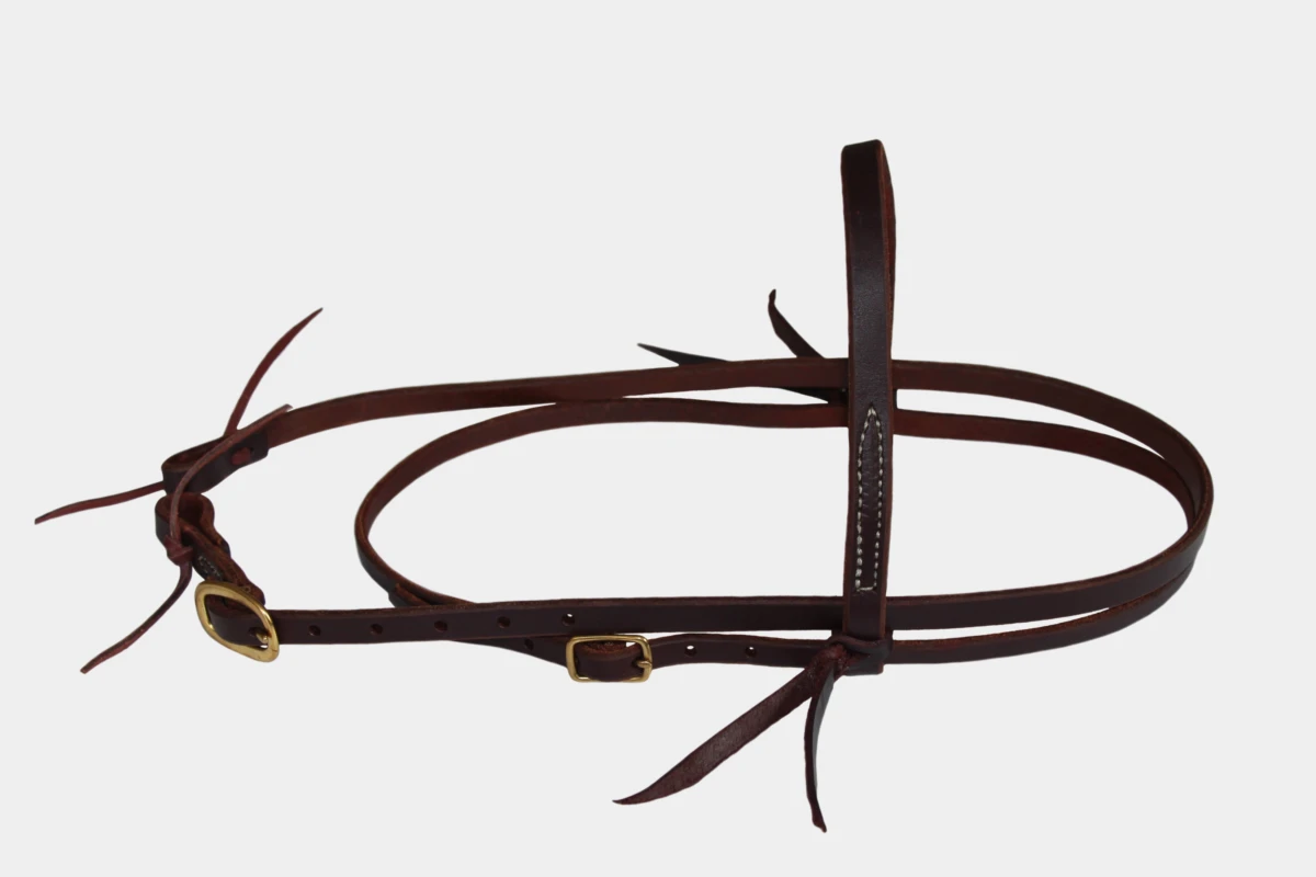 BCL, Berlin Custom Leather - Stirnband dark oiled mit Messingschnallen, Westerntrense, Quarter Horse, browband, geölt, dunkel BCL, Berlin Custom Leather - Stirnband dark oiled mit Messingschnallen, Westerntrense, Quarter Horse, browband, geölt, dunkel