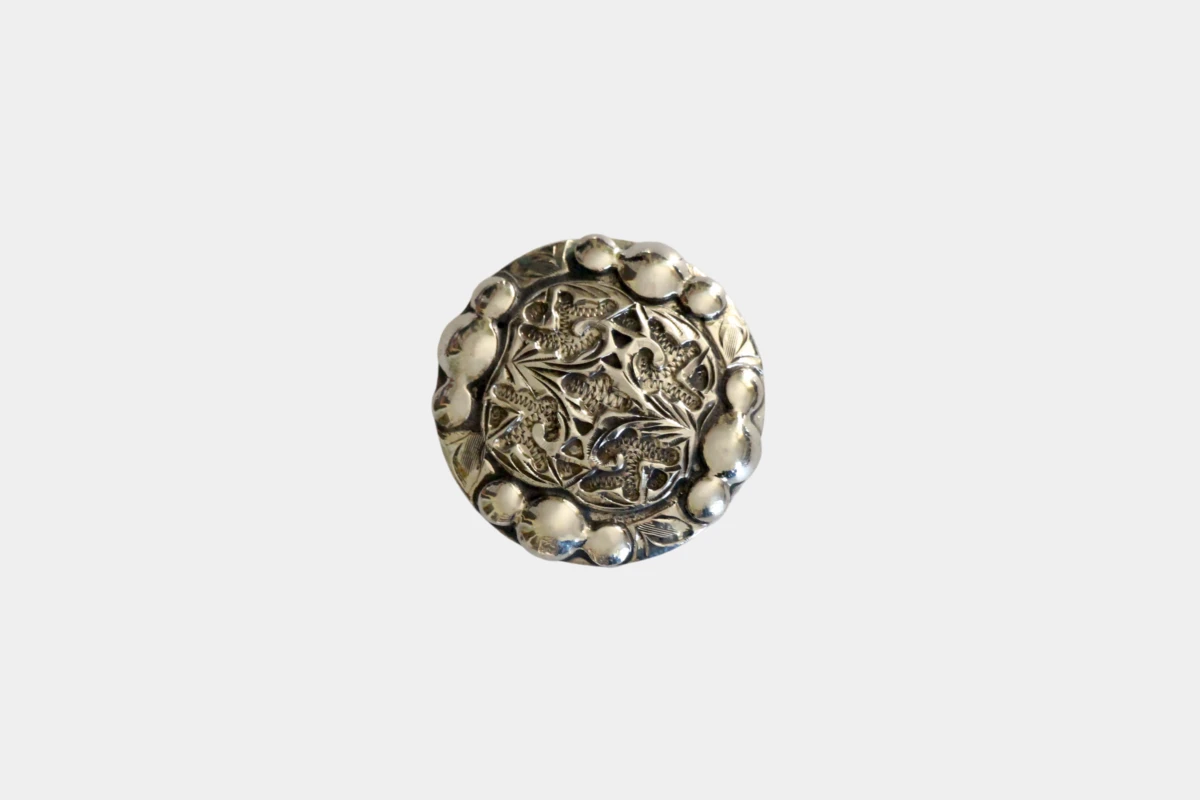 Hansen silver concho antique Clovis, Silber Hansen silver concho antique Clovis, Silber
