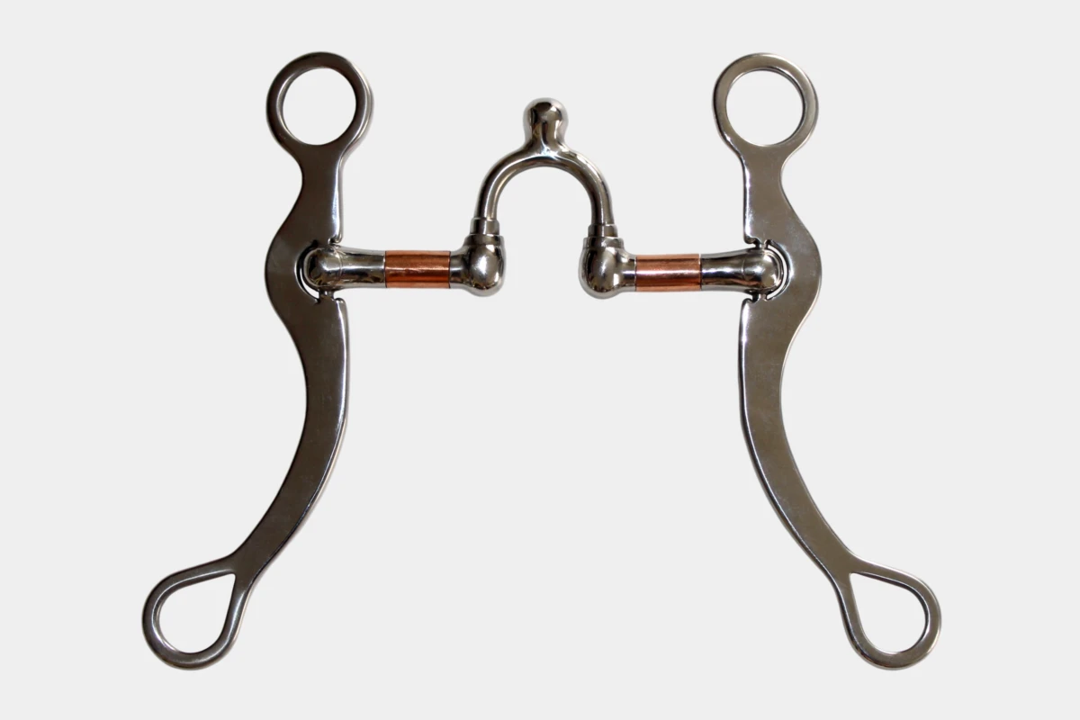 Pro Stuff - Correction Bit pro-roller with ball, gravierte long Shanks, Show, Gebiss, copper rolls, Kupferrollen, stainless steel