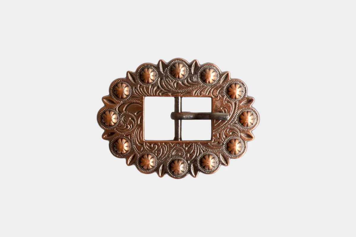 Cattlemans, GVR - Buckle copper dots, Schnalle, Kupfer Cattlemans, GVR - Buckle copper dots, Schnalle, Kupfer