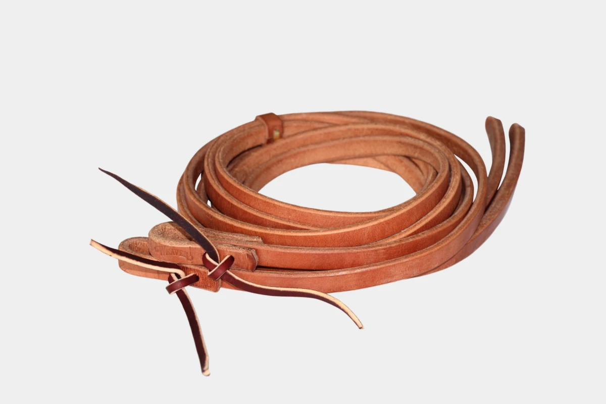 WEAVER - Zügel, breit, Harnessleder, Single Ply, reins, wide, harness leather, light, hell WEAVER - Zügel, breit, Harnessleder, Single Ply, reins, wide, harness leather, light, hell