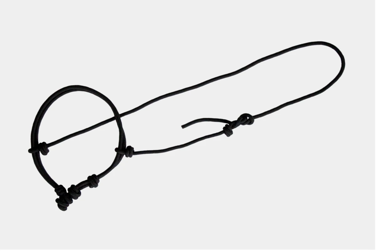 Cattlemans, GVR - Mouthcloser, Noseband Rope, Mouth Shutter, Nasenriemen, Nylon, black, schwarz Cattlemans, GVR - Mouthcloser, Noseband Rope, Mouth Shutter, Nasenriemen, Nylon, black, schwarz