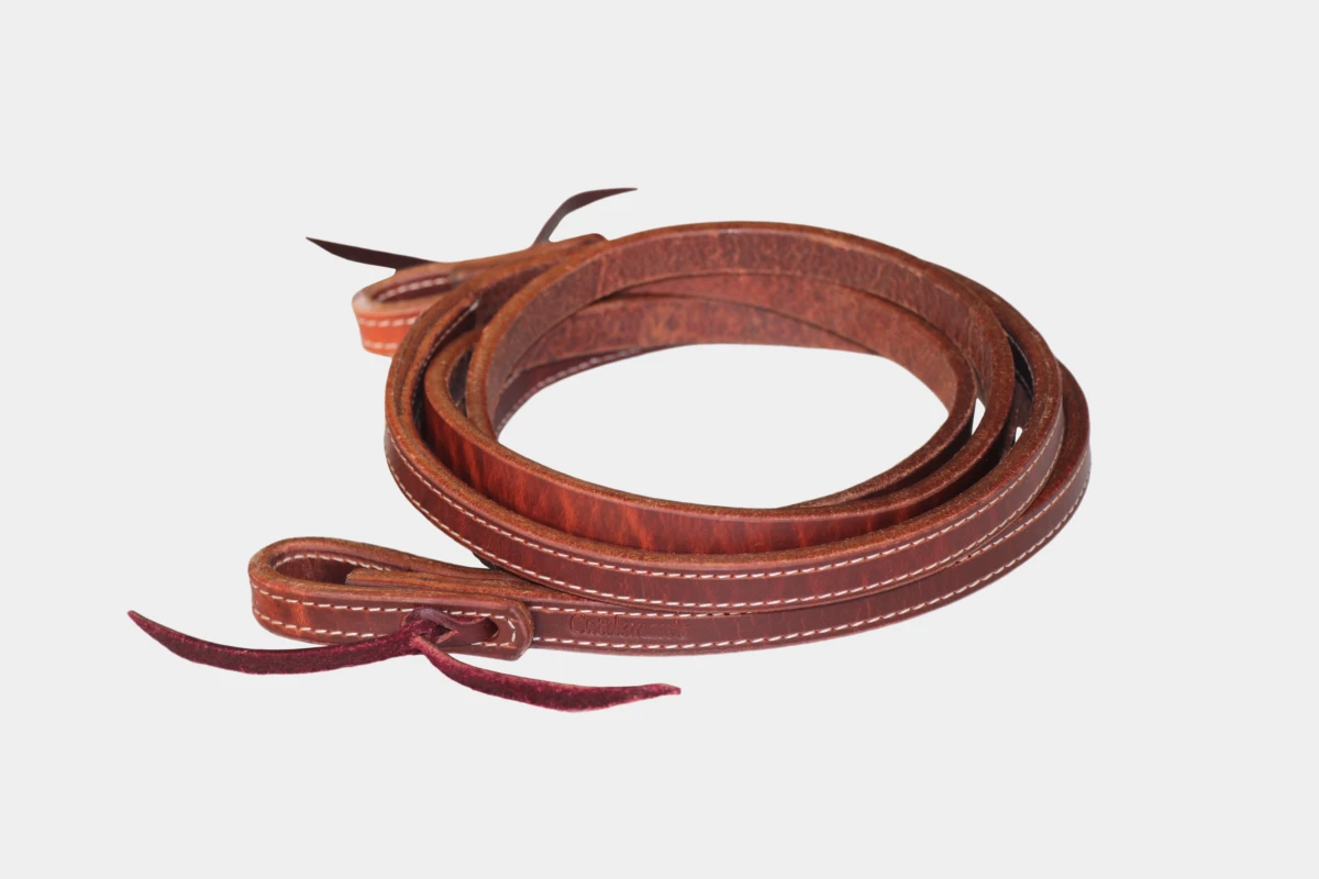Cattlemans, GVR - Zuegel breit Harnessleder geschlossen, reins, wide, harness leather, dunkel, dark Cattlemans, GVR - Zuegel breit Harnessleder geschlossen, reins, wide, harness leather, dunkel, dark
