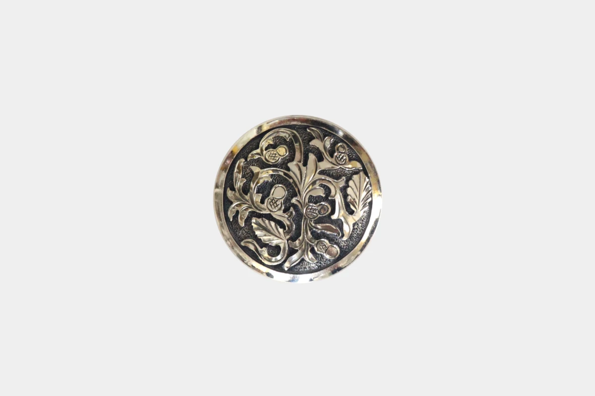 Hansen silver concho Acorn, Silber Hansen silver concho Acorn, Silber