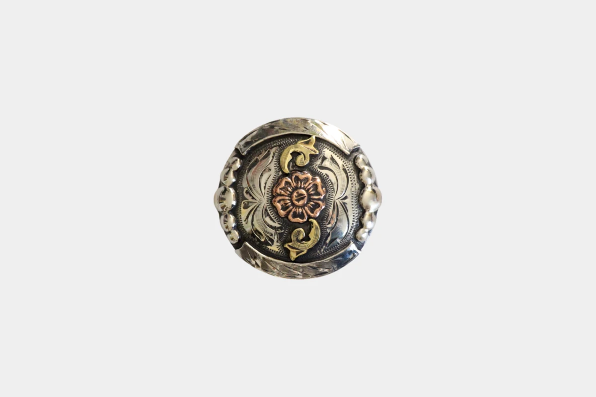 Hansen silver concho antique California, Silber Hansen silver concho antique California, Silber