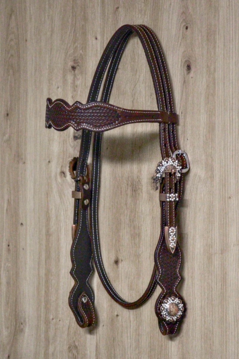 Custom made crystal browband (CS014)