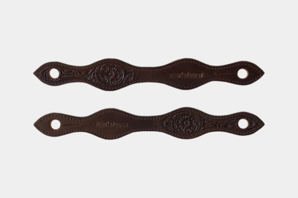 Cattlemans, GVR - Slobber bars flower tooling, sadesa, Leder, leather, brown Cattlemans, GVR - Slobber bars flower tooling, sadesa, Leder, leather, brown