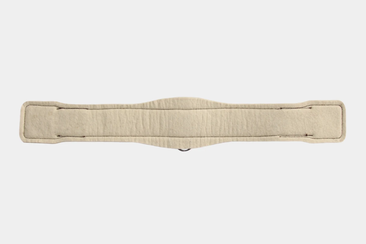 Horse Gear - Westernsattelgurt Wollfilz Pro Reiner rohweiß, saddle girth, wool felt, white Horse Gear - Westernsattelgurt Wollfilz Pro Reiner rohweiß, saddle girth, wool felt, white