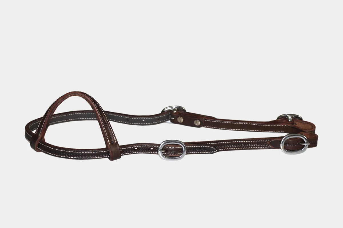 Cattlemans, GVR - Einohr buckle end grain tooling, Westerntrense, Quarter Horse, one ear, brown Cattlemans, GVR - Einohr buckle end grain tooling, Westerntrense, Quarter Horse, one ear, brown