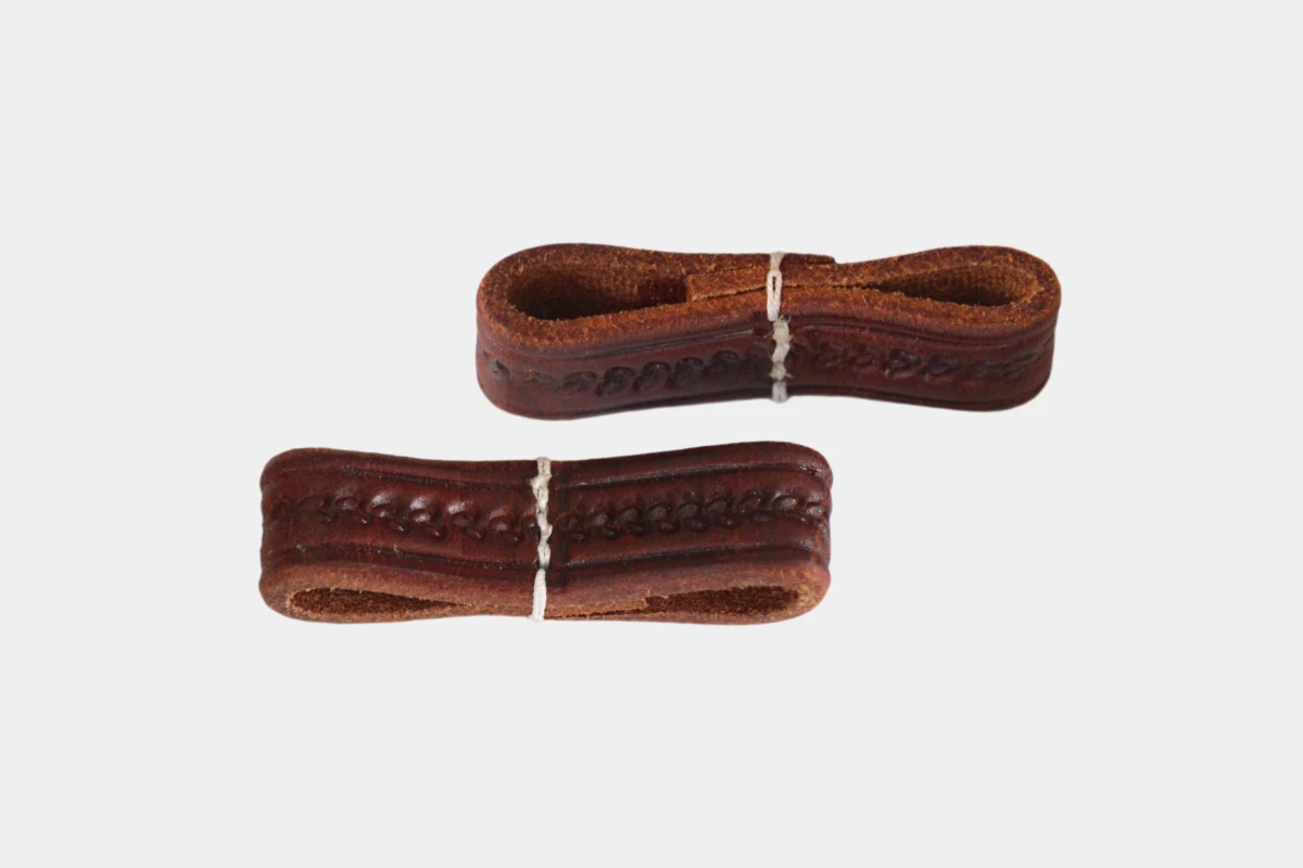 Cattlemans, GVR - Kehlriemen Adapter aus Leder, throat strap, leather, dark chestnut Cattlemans, GVR - Kehlriemen Adapter aus Leder, throat strap, leather, dark chestnut