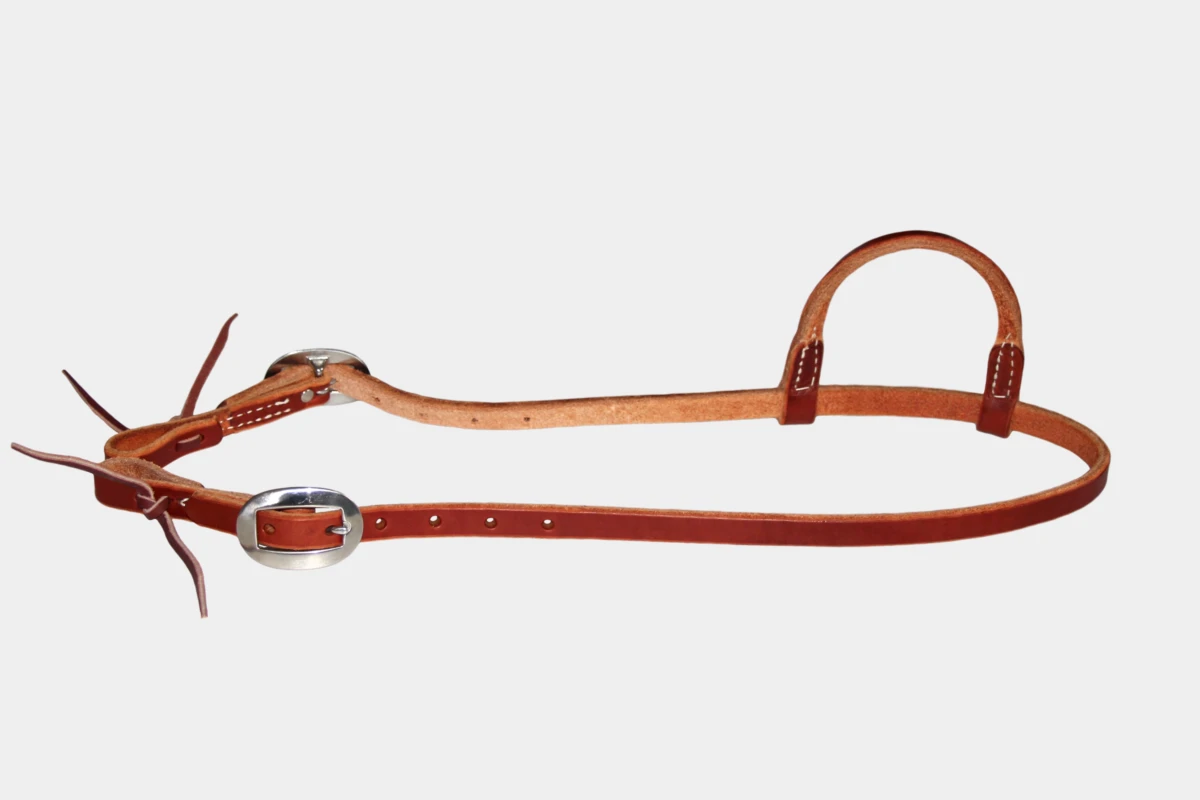 BCL, Berlin Custom Leather - Einohr Harnessleder mit Edelstahlschnallen, Westerntrense, Quarter Horse, one ear, hell, light BCL, Berlin Custom Leather - Einohr Harnessleder mit Edelstahlschnallen, Westerntrense, Quarter Horse, one ear, hell, light
