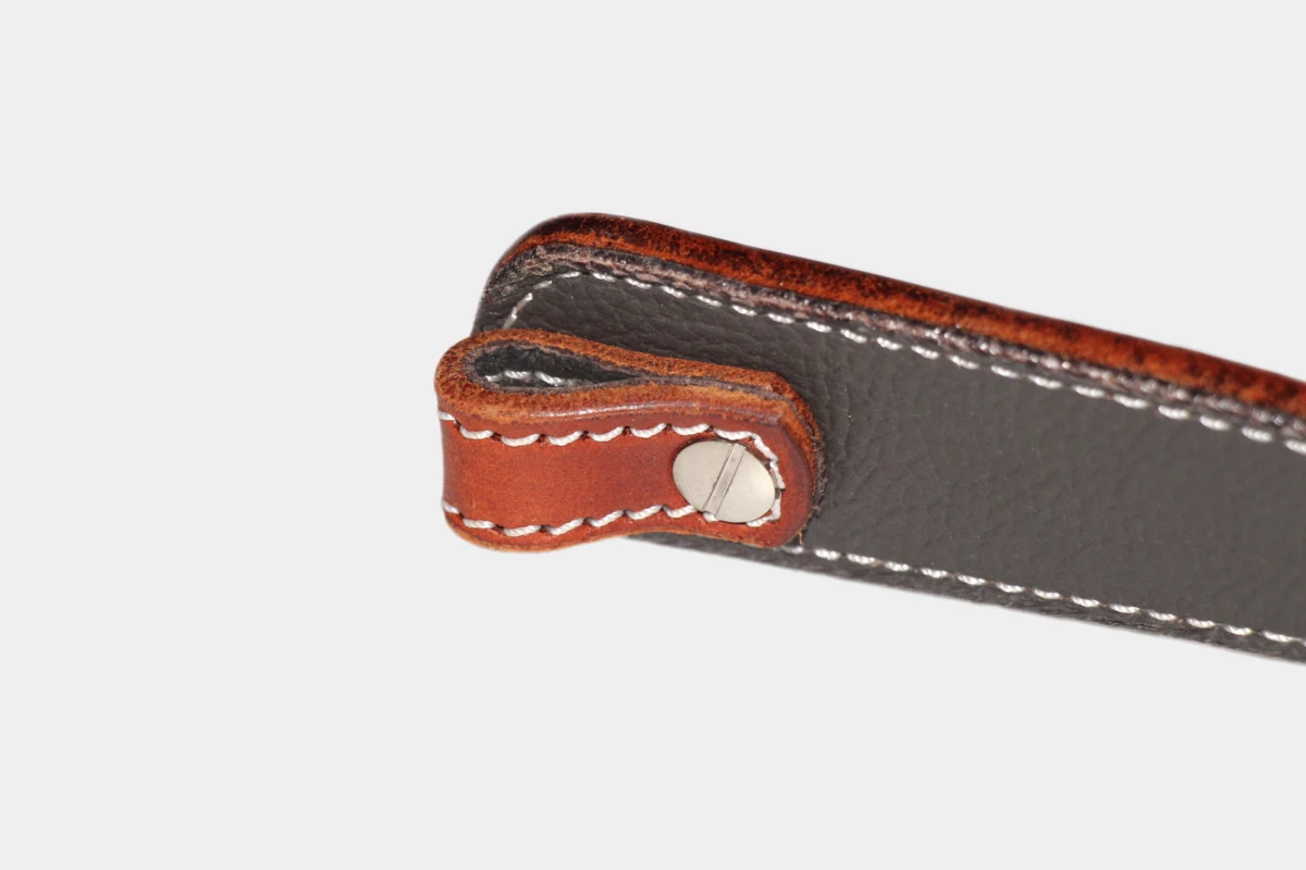 Cattlemans, GVR - Lederbaendchen fuer small teardrop Backenstuecke, leather band, cheekpeace, black