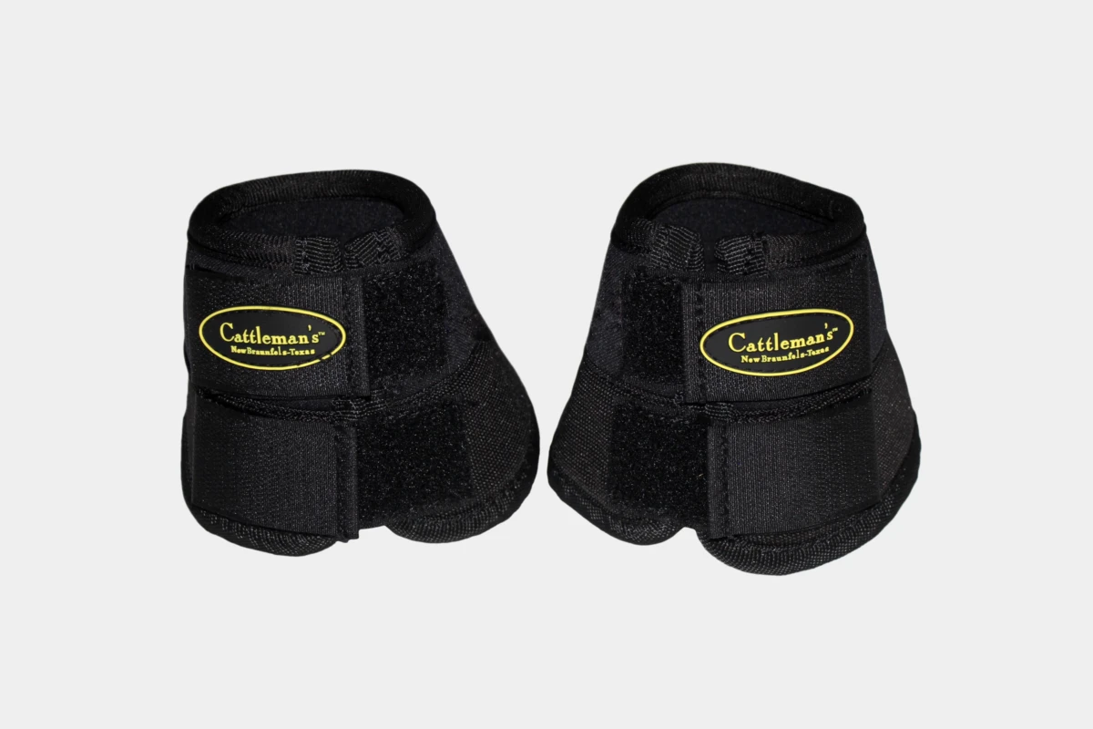Cattlemans, GVR - Hufglocken mit Canvas verstärkt, bell boots, Neopren, black, schwarz Cattlemans, GVR - Hufglocken mit Canvas verstärkt, bell boots, Neopren, black, schwarz