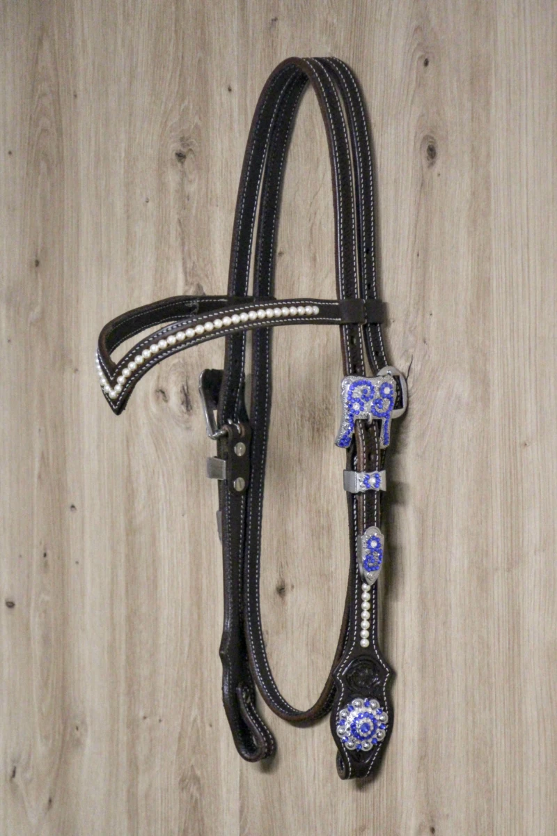 Custom made crystal browband (CS022)