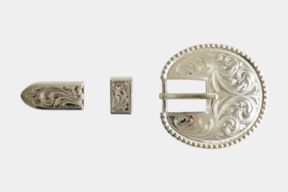 Hansen silver buckle set Sparkle, Silber Hansen silver buckle set Sparkle, Silber