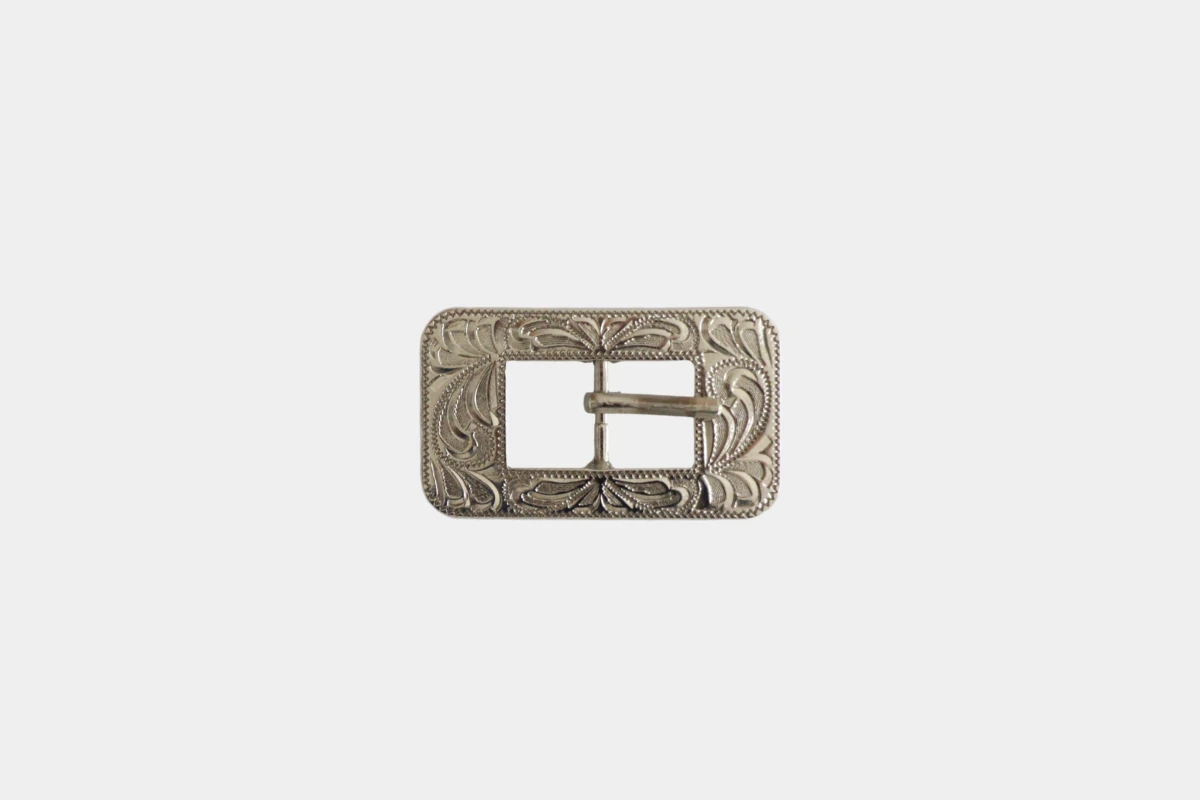 Cattlemans, GVR - Buckle set silver square, Kehlriemen, throat, Silber Cattlemans, GVR - Buckle set silver square, Kehlriemen, throat, Silber